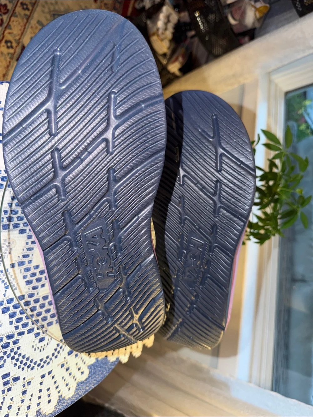 Hoka Kids Lavender Dual-Strap Slide Sandals